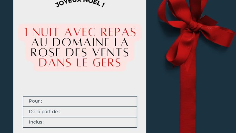carte cadeau noel repas