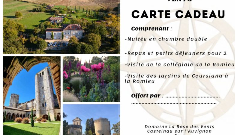 carte cadeau package la romieu