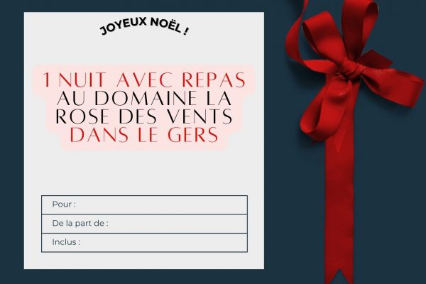 carte cadeau noel repas