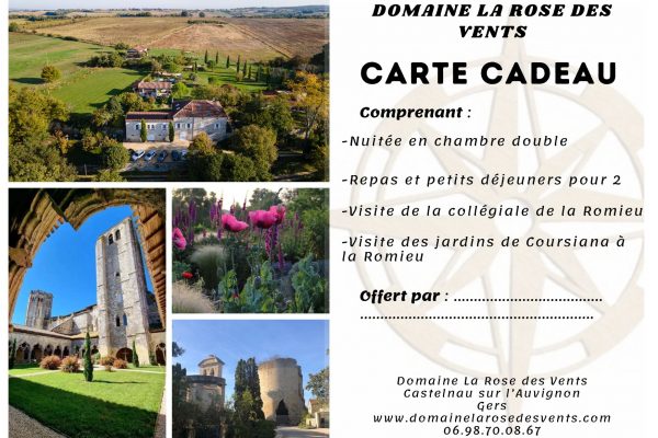 carte cadeau package la romieu