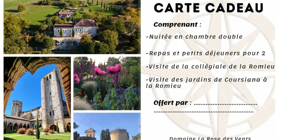 carte cadeau package la romieu